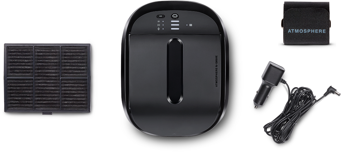 The Atmosphere Drive™ Car Air Treatment System Is A - Atmosphere Drive (1226x595), Png Download