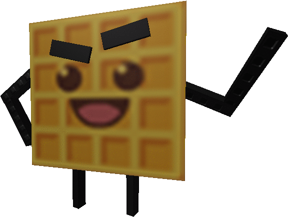 Evil Waffle - Food Orb Evil Waffle (589x458), Png Download