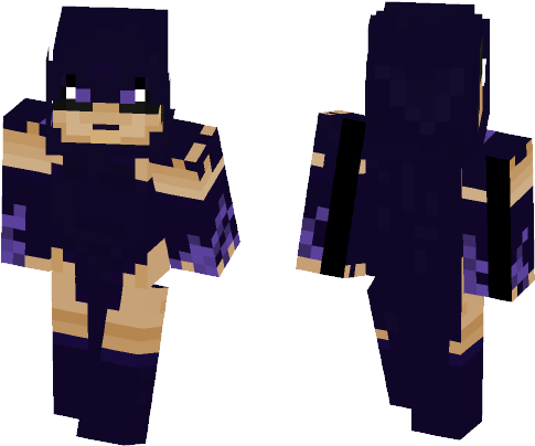 Raven Dc - Ink Bendy Minecraft Skin (584x497), Png Download