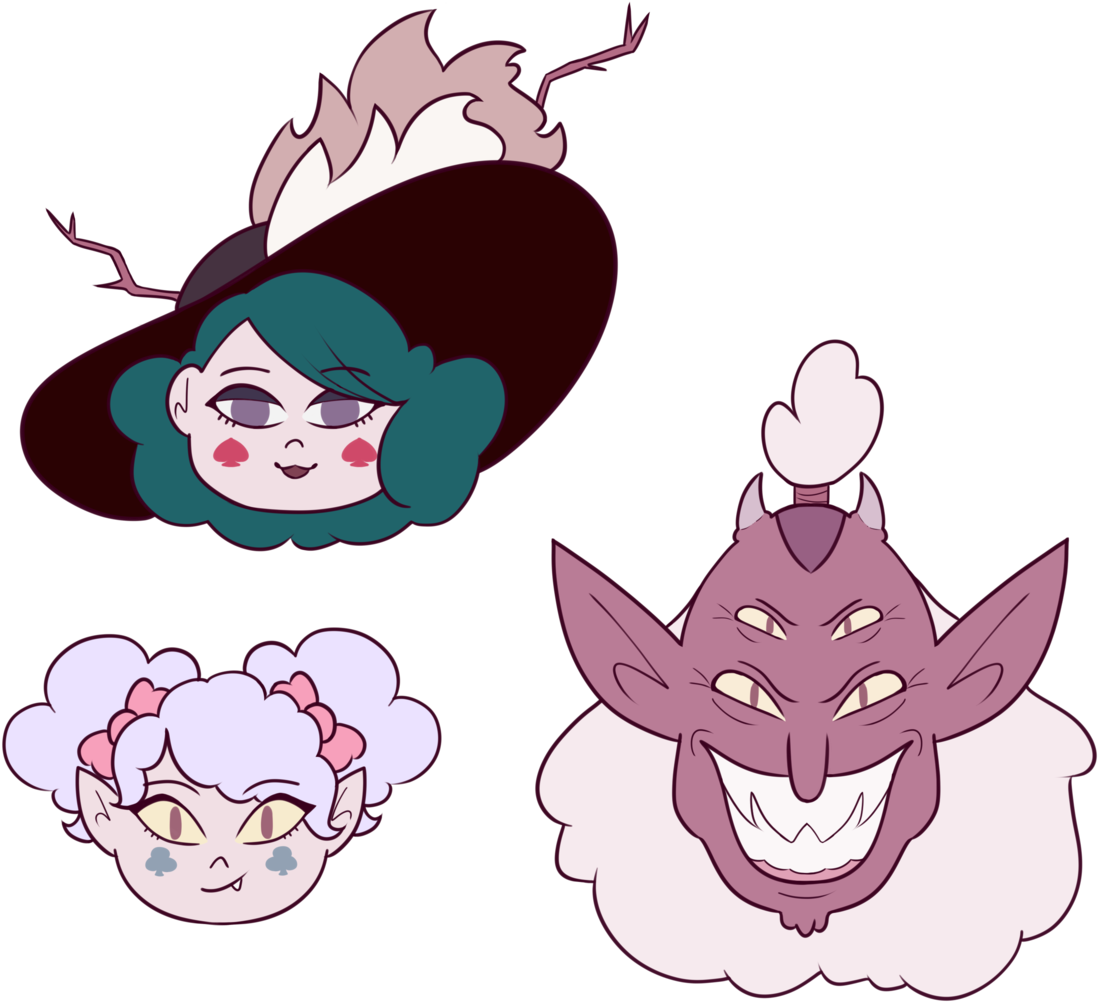 Humour - Star Vs The Forces Of Evil Butterfly Family (1280x1039), Png Download