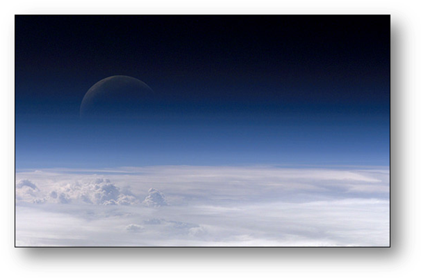 The Atmosphere And Greenhouse Gases 1 - Atmosphere Transparent (616x410), Png Download