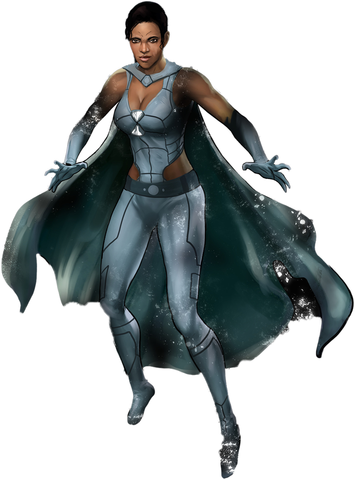 Brown Hair - Superhero (707x953), Png Download