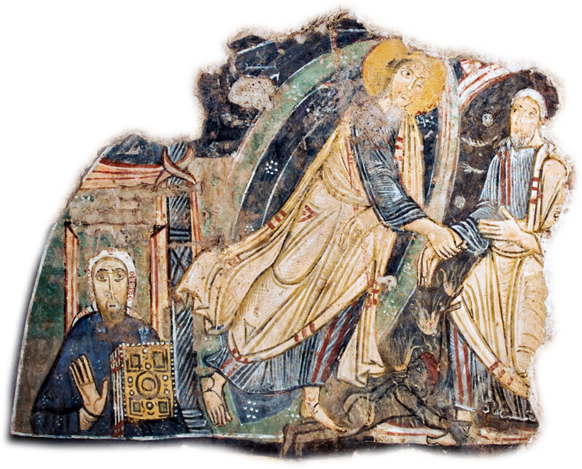 Anastasis - Basilica Di San Clemente Roma Frescoes (819x660), Png Download