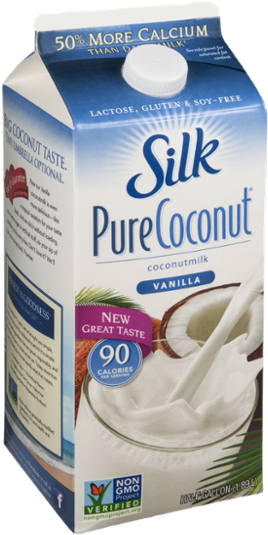 Silk Pure Coconut Coconut Milk Vanilla Reviews Find - Silk - Almond Milk Vanilla - 32 Oz. (600x600), Png Download