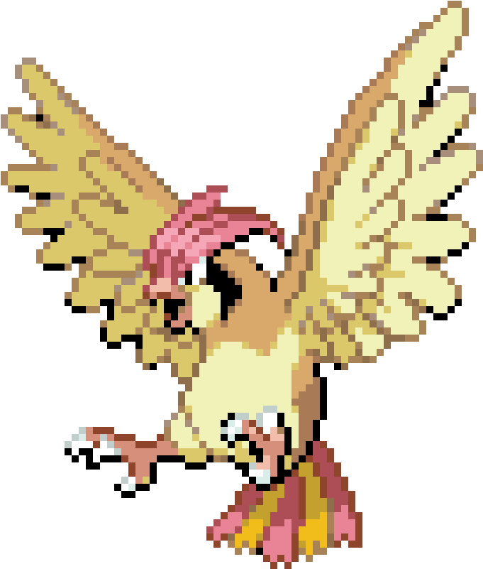 Pidgeotto - Pidgeotto Pixel Gif (740x820), Png Download
