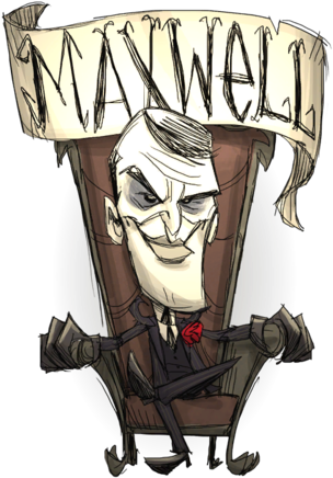 350cb=20140330212229 - Don T Starve Together Maxwell (350x450), Png Download
