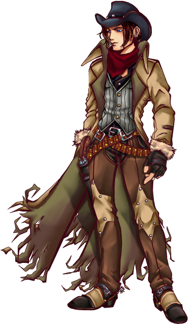 Pacificadora Revolver, Picture Of Family, Lighter, - Final Fantasy Viii Irvine Kinneas Cosplay Costume (413x669), Png Download