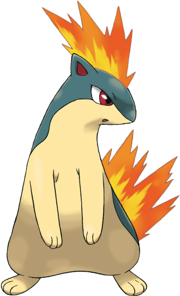 As A Ground And Flying Dual Type Pokémon, It Might - Draw Pokemon Quilava (600x600), Png Download