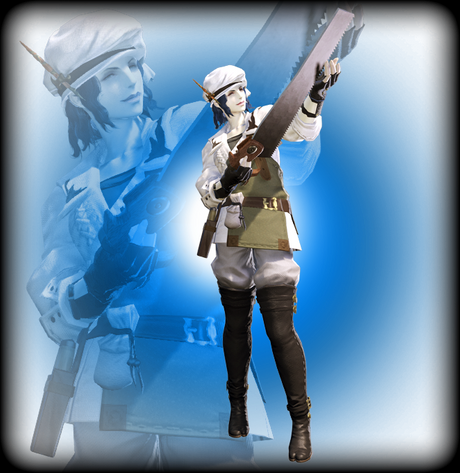 Carpenter - Final Fantasy Xiv (460x473), Png Download