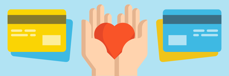 Millennials Care About Giving, With 84 Percent Of Millennial - Credit Card Millennial (794x265), Png Download