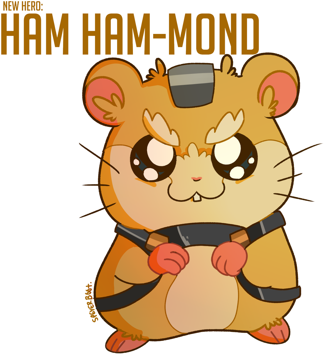 Speyerboot On Twitter - Hamtaro Overwatch (1182x1200), Png Download
