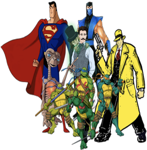 Shitty Games Unite - Superman (500x500), Png Download