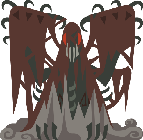 Mhw-vaal Hazak Icon - Monster Hunter Vaal Hazak Symbol (492x481), Png Download