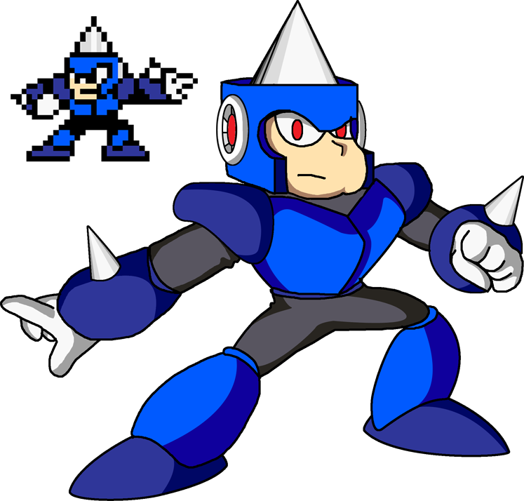 More Like Gunslinger T Sparkle By Morris169 - Megaman Sharp Man (747x714), Png Download