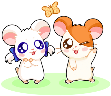 Hamtaro - Cartoon (530x420), Png Download