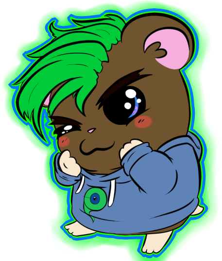 Recently Obsessing Over Hamtaro And Watching Loads - Cartoon (500x534), Png Download