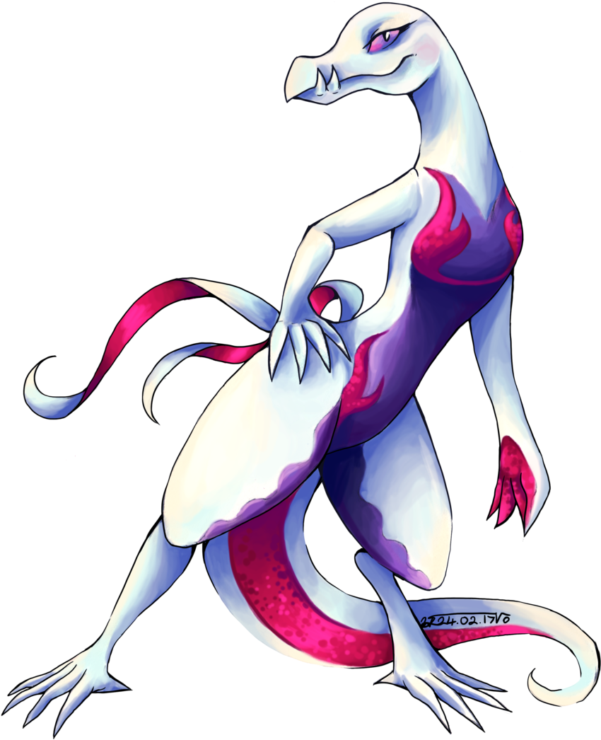 View Img 7471 , - Shiny Salazzle Fanart (1024x1160), Png Download