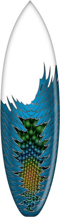 Surfboard (400x801), Png Download