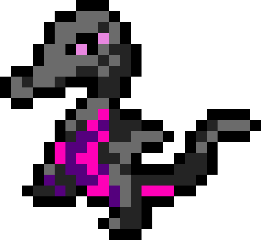 Salazzle - Pokemon Salazzle Pixel Art (1184x1184), Png Download