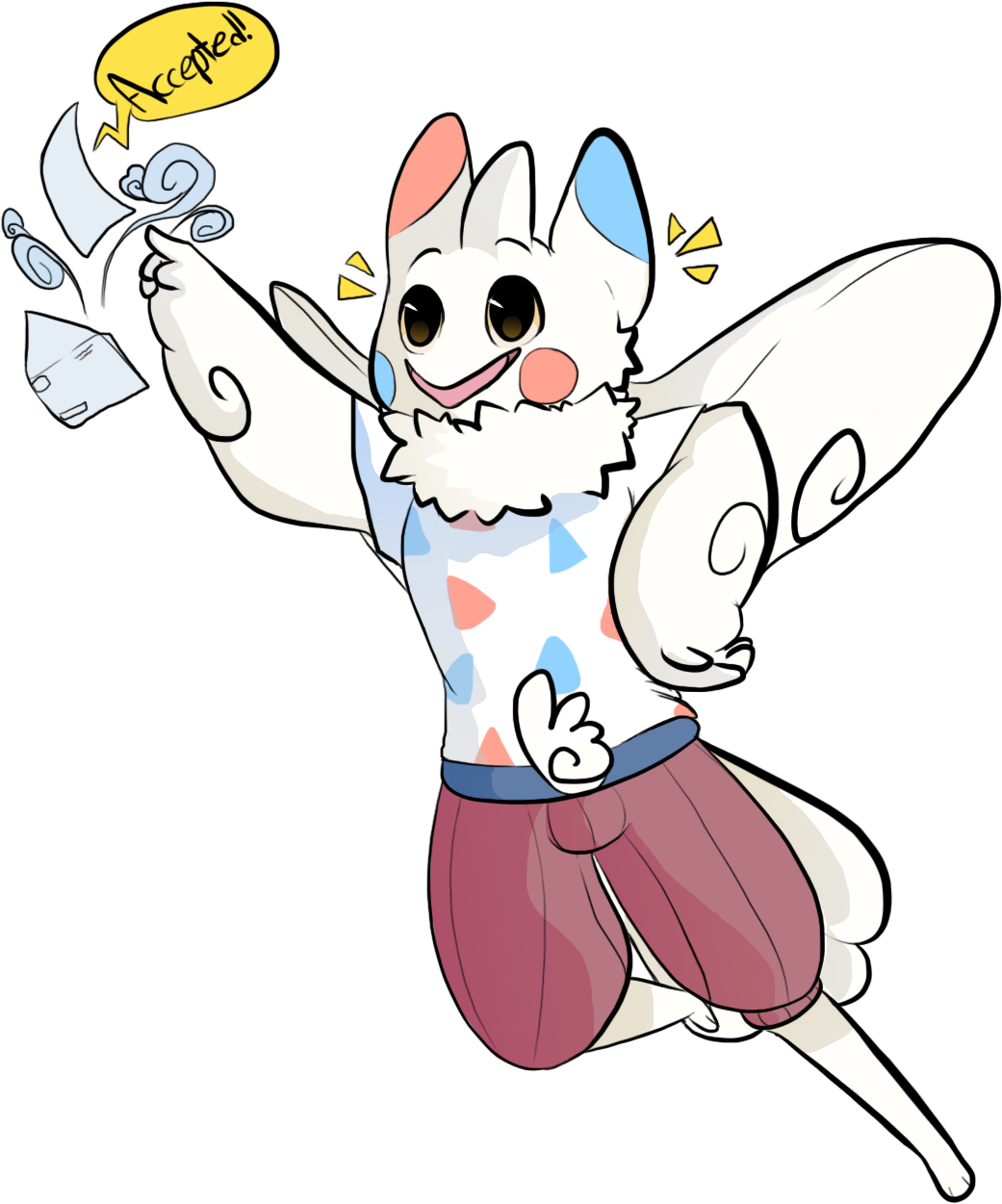 Togekiss - Cartoon (1356x1297), Png Download