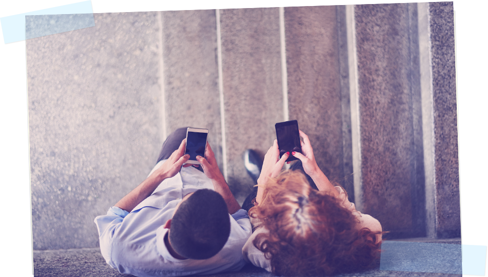 Text Messaging And Chat Apps Are The Key To Reaching - Mobile Phone (968x551), Png Download