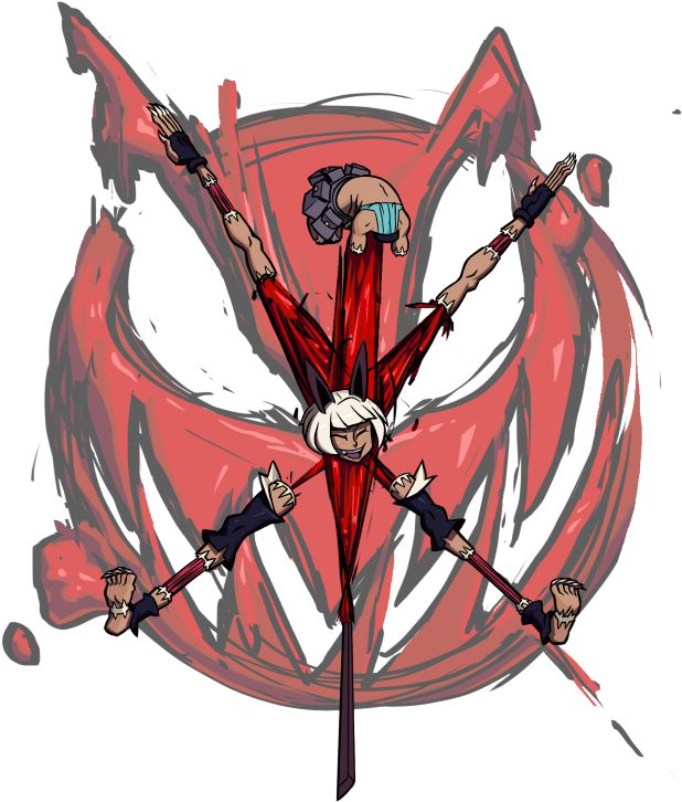 Skullgirls Red - Ms Fortune Fifth Of Dismember (640x765), Png Download