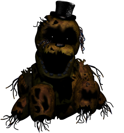 Edita Random Withered Golden Freddy Edit - Withered Golden Freddy (505x505), Png Download