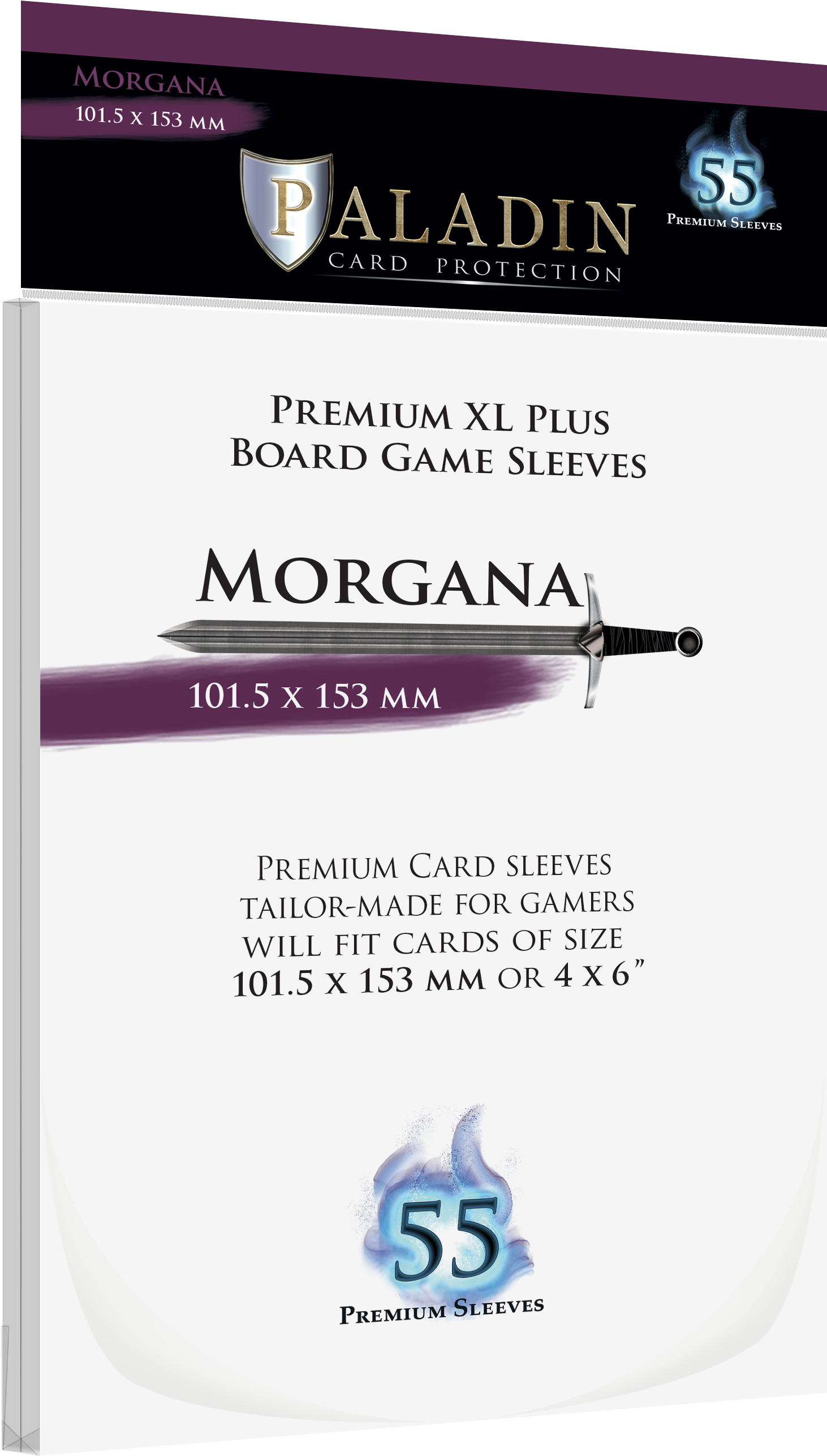 Morgana - Transparent Card Sleeves Paladin (2573x2573), Png Download