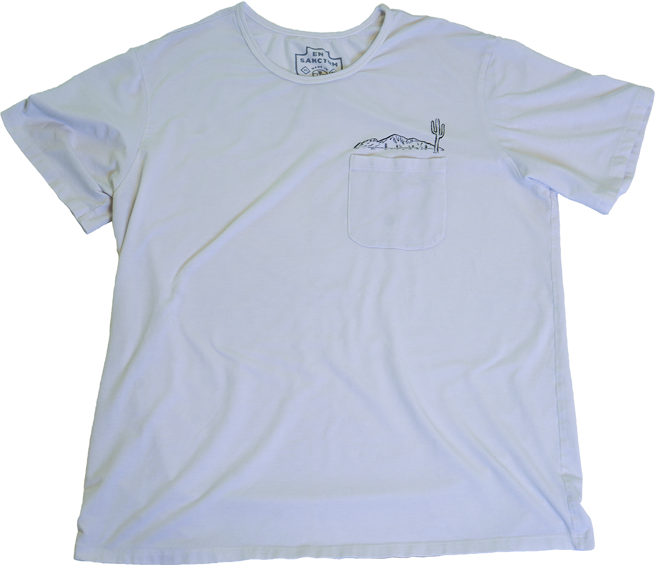 Morgana White Pocket Tee - Active Shirt (1300x1115), Png Download