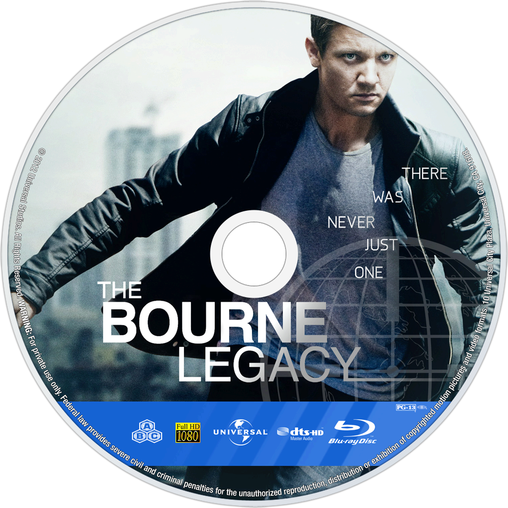Net] The Bourne Legacy - Bourne Legacy Blu Ray Label (1000x1000), Png Download