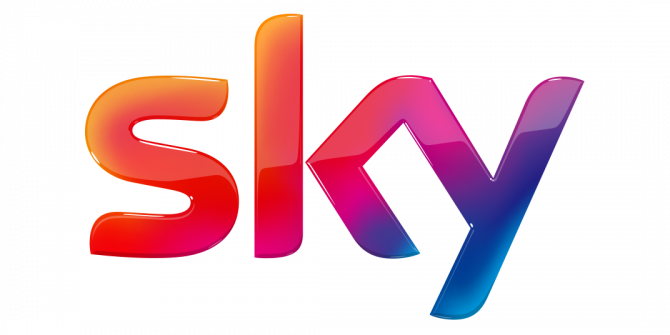 Sky Logo Png (670x335), Png Download