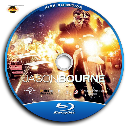 Jason Bourne 2016 Label Blu Ray V4 - Jason Bourne Dvd Bluray (500x500), Png Download