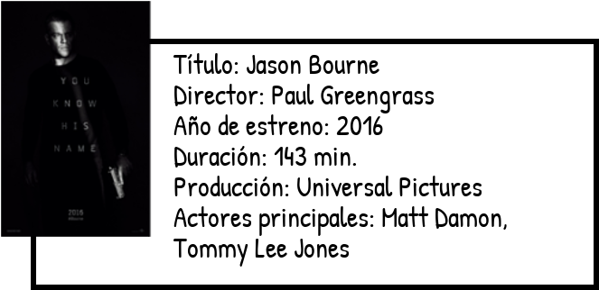 Jason Bourne Ha Recuperado Su Memoria, Pero Eso No - Pop Culture Graphics Movib33645 Jason Bourne Movie (733x387), Png Download