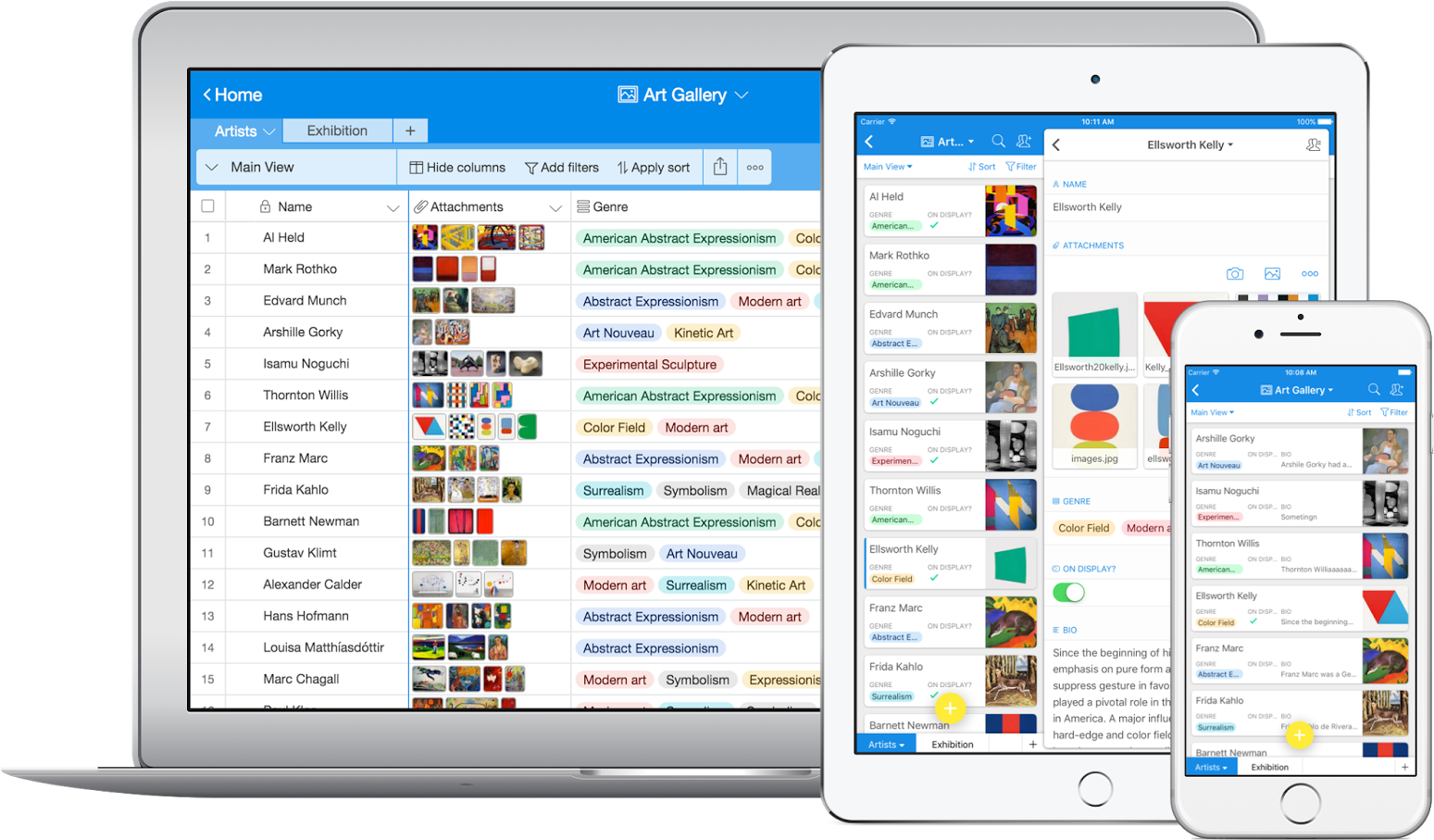 A Spreadsheet On Steroids - Airtable Android App List View (1600x965), Png Download