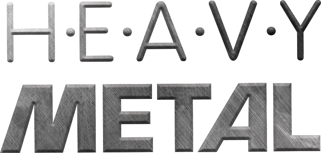 Heavy Metal - Logo Heavy Metal Png (1022x488), Png Download