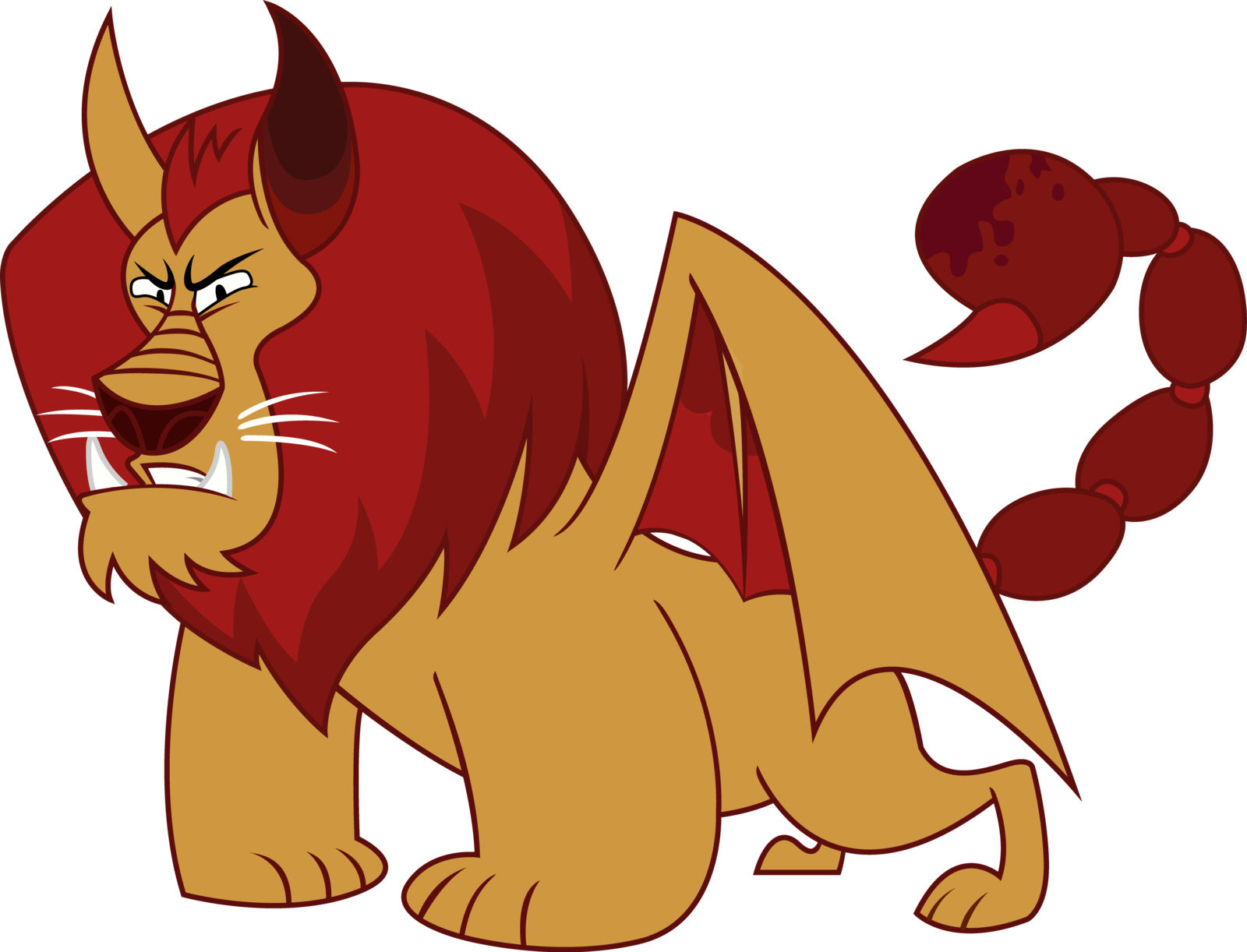 Manticore - My Little Pony Manticore (1600x1222), Png Download
