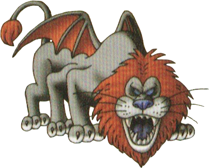 Manticore - Dragon Quest (688x557), Png Download
