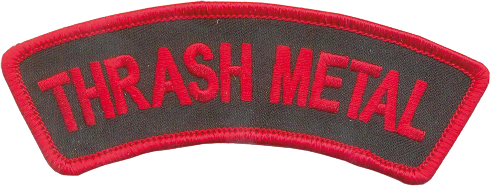 Thrash Metal - Banner - Label (1000x387), Png Download
