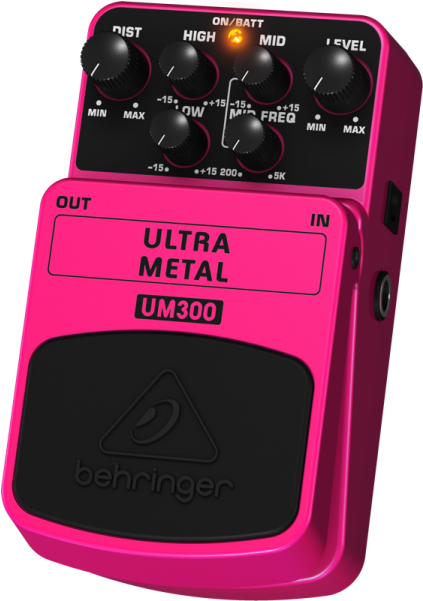 Behringer Behringer Ultra Metal Um300 Heavy - Behringer Um300 Ultra Metal Effects Pedal (600x600), Png Download
