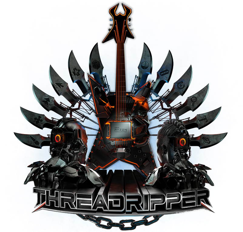 2nd Gen Amd Ryzen Threadripper Processor - Threadripper 2 Heavy Metal (800x800), Png Download