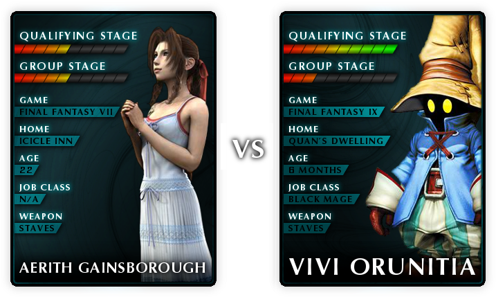As It Happens, With Aerith Beating Vivi Into Second - Final Fantasy 9 Vivi (737x448), Png Download