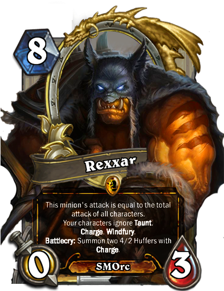 Rexxar Beyond Legendary - Hearthstone Heroes Hunter (480x582), Png Download