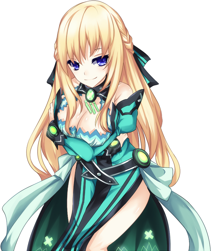 Riku114 Hintergrund Titled Lady Vert - Hyperdimension Neptunia Vert Fanart (735x1000), Png Download