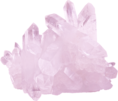 Glitterxspite - Pastel Pink Crystal (500x429), Png Download