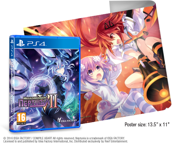 Megadimension Neptunia Vii Poster - Idea Factory International Megadimension Neptunia Vii (600x500), Png Download