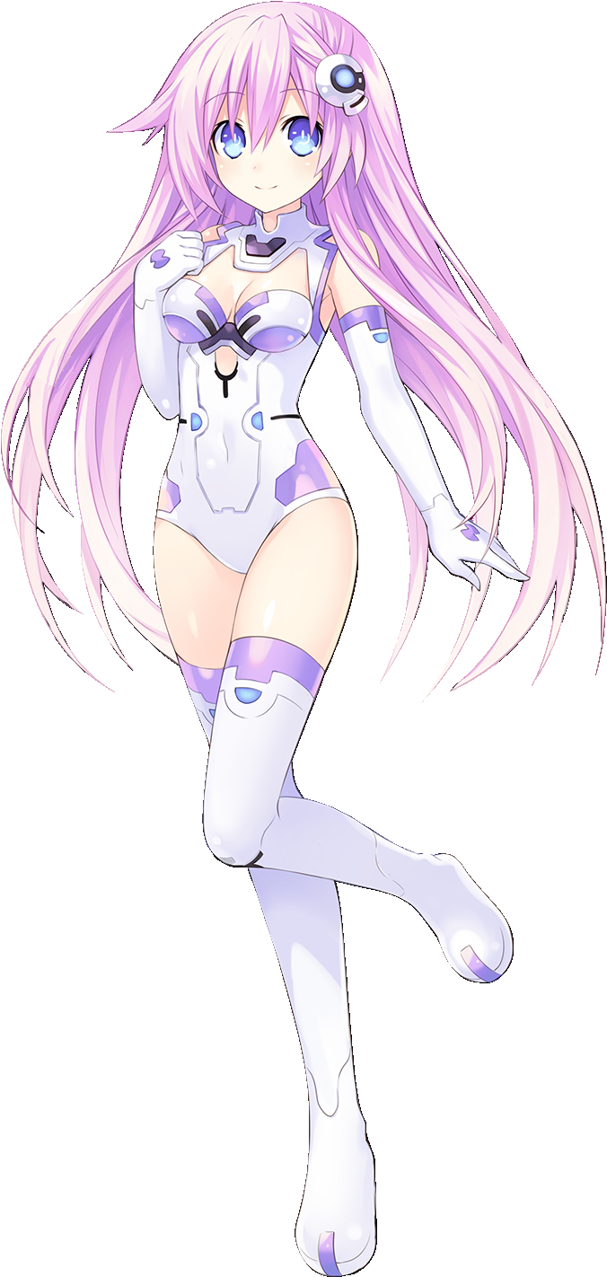 Purple Sister Vii - Superdimension Neptune Vs Sega Hard Girls (691x1433), Png Download