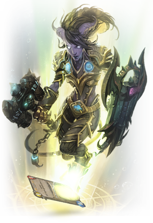 21 Oct 2015 - Wow Draenei Paladin Art (312x453), Png Download