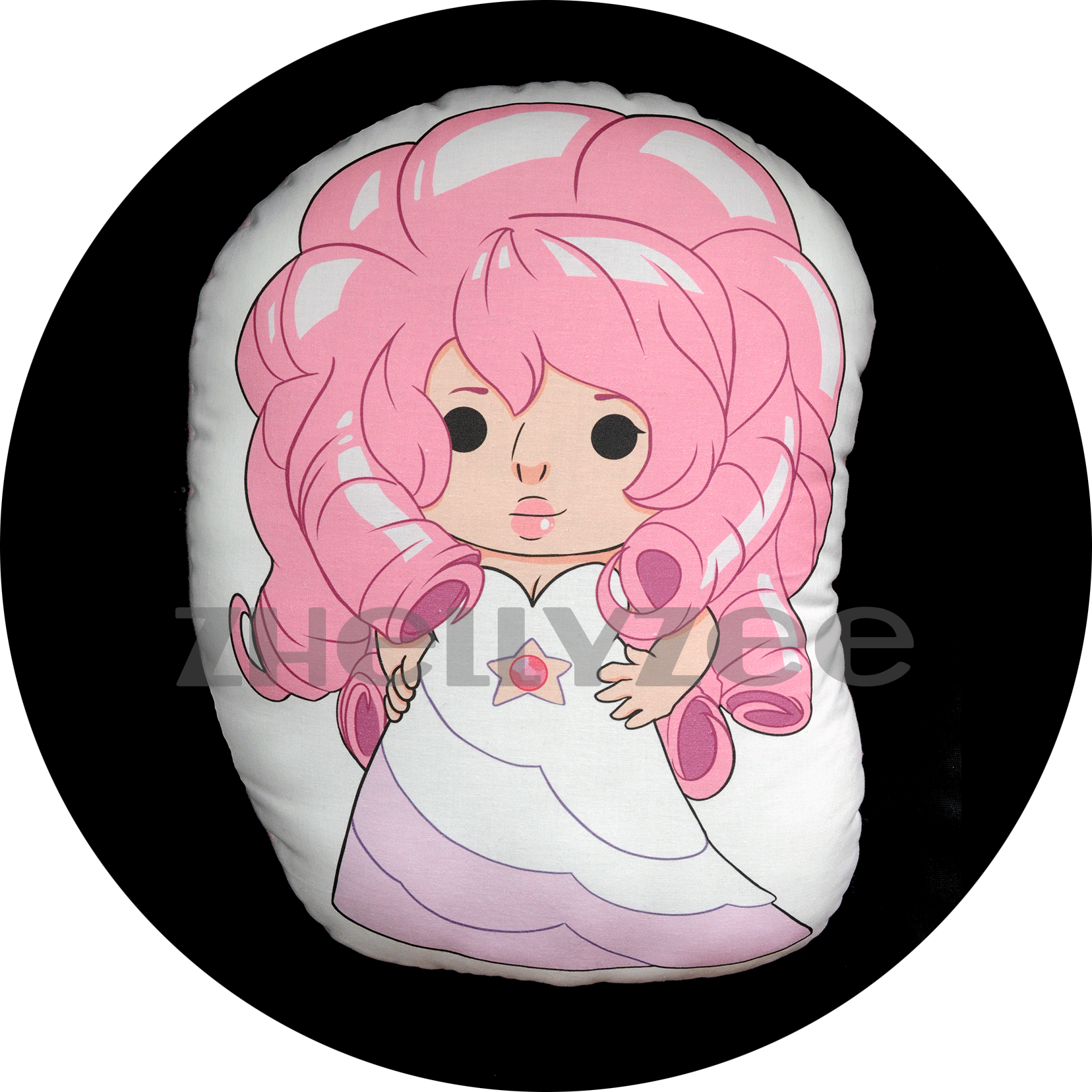 Rose Quartz Pillow Plush - Rose Quartz (1656x1656), Png Download