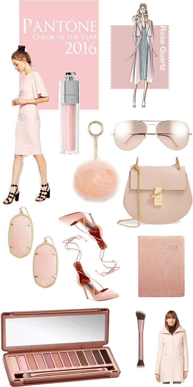 Pantone Color Of The Year - Pantone Color Of The Year Rose Quartz (700x1380), Png Download