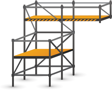 Scaffolding, Intermediate Level - Intermediate Scaffolding (400x400), Png Download